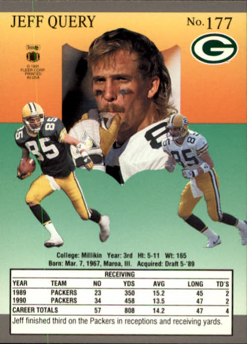 B3038- 1991 Ultra Football Card #s 1-200 +Rookies -You Pick- 15+ FREE US SHIP - Picture 345 of 391