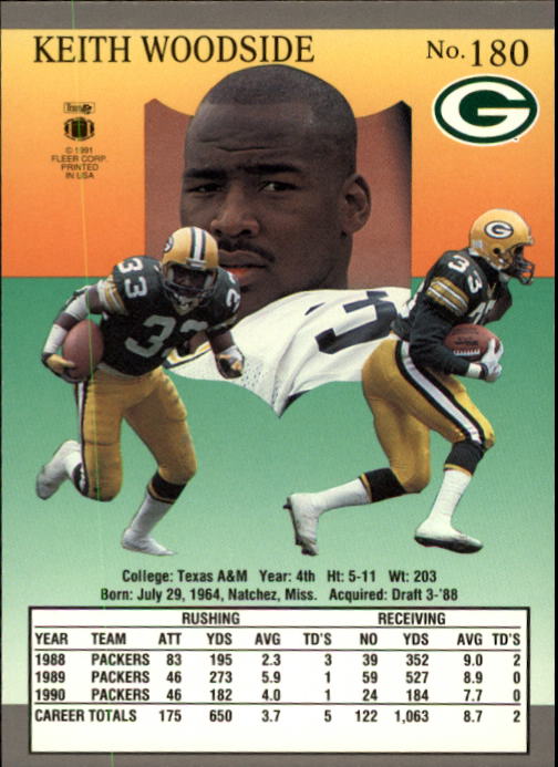 B3038- 1991 Ultra Football Card #s 1-200 +Rookies -You Pick- 15+ FREE US SHIP - Picture 351 of 391