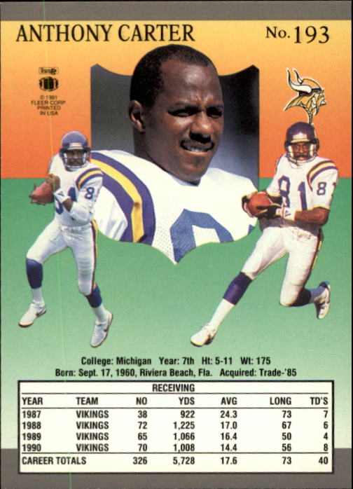 B3038- 1991 Ultra Football Card #s 1-200 +Rookies -You Pick- 15+ FREE US SHIP - Picture 377 of 391