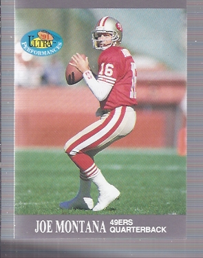1991 Ultra Performances #4 Joe Montana