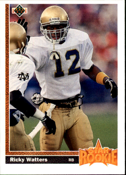 1991 Upper Deck #9 Ricky Watters RC