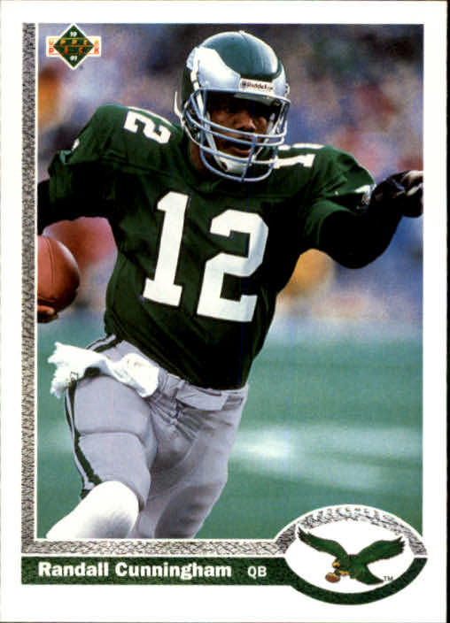 12 RANDALL CUNNINGHAM Philadelphia Eagles NFL QB Green Mint