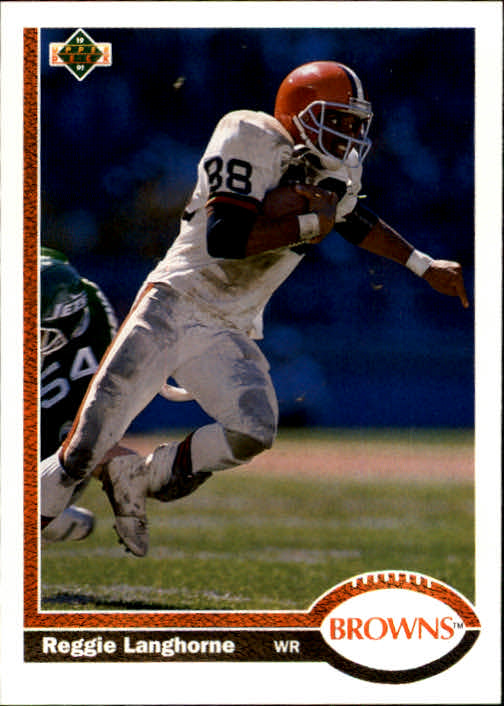 : 1989 Pro Set Football Series 1#78 Reggie Langhorne RC