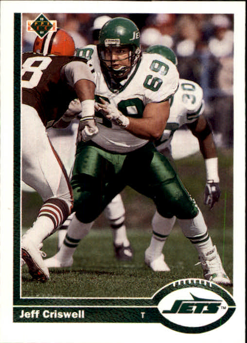 1991 Upper Deck #689 Jeff Criswell