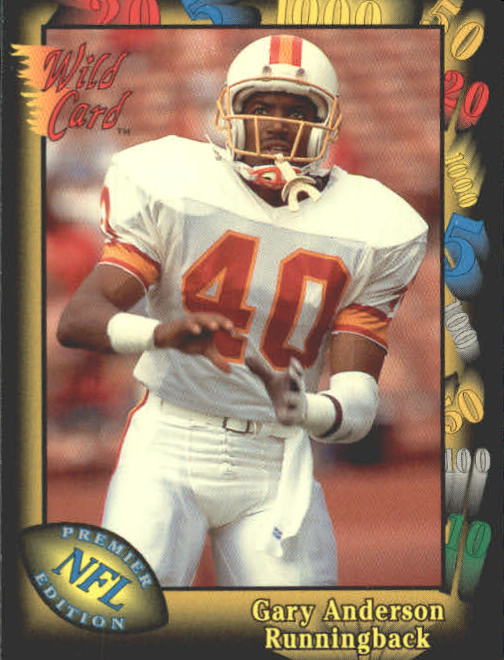 1991 Wild Card #31 Gary Anderson RB