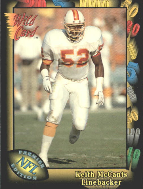 GREAT FOOTBALL CARDS BUY 1 GET 1 FREE BUCCANEERS KEITH McCANTS