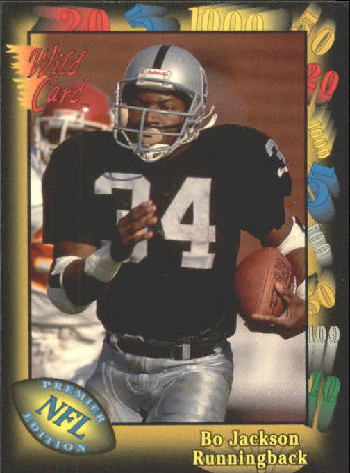  1988 Topps Football #327 Bo Jackson RC Rookie Card Los