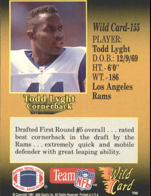 Sports Card Back