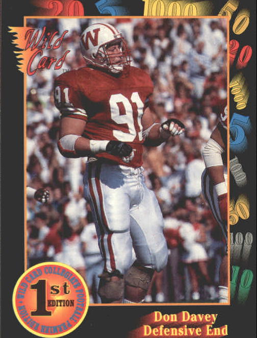 1991 Wild Card Draft #21 Don Davey - NM-MT