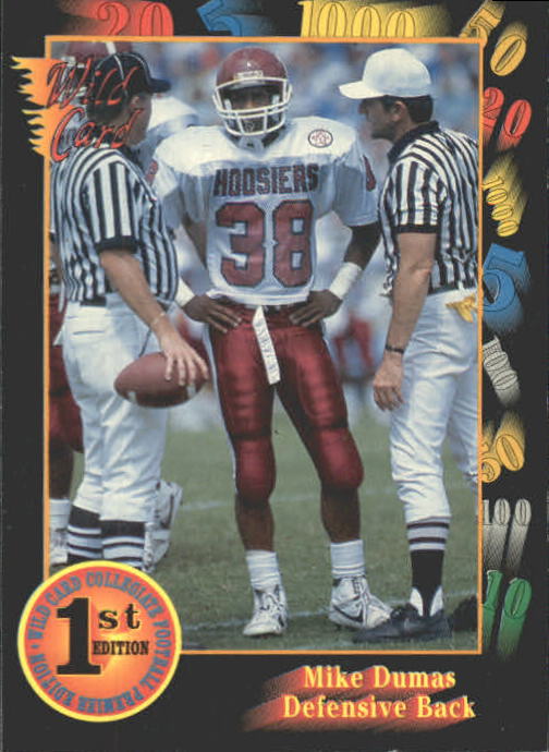 1991 Wild Card Draft #65 Mike Dumas