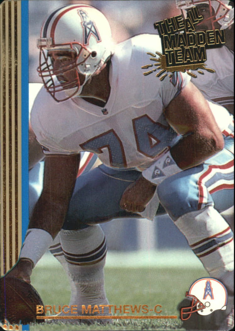 1992 Action Packed All-Madden #19 Bruce Matthews