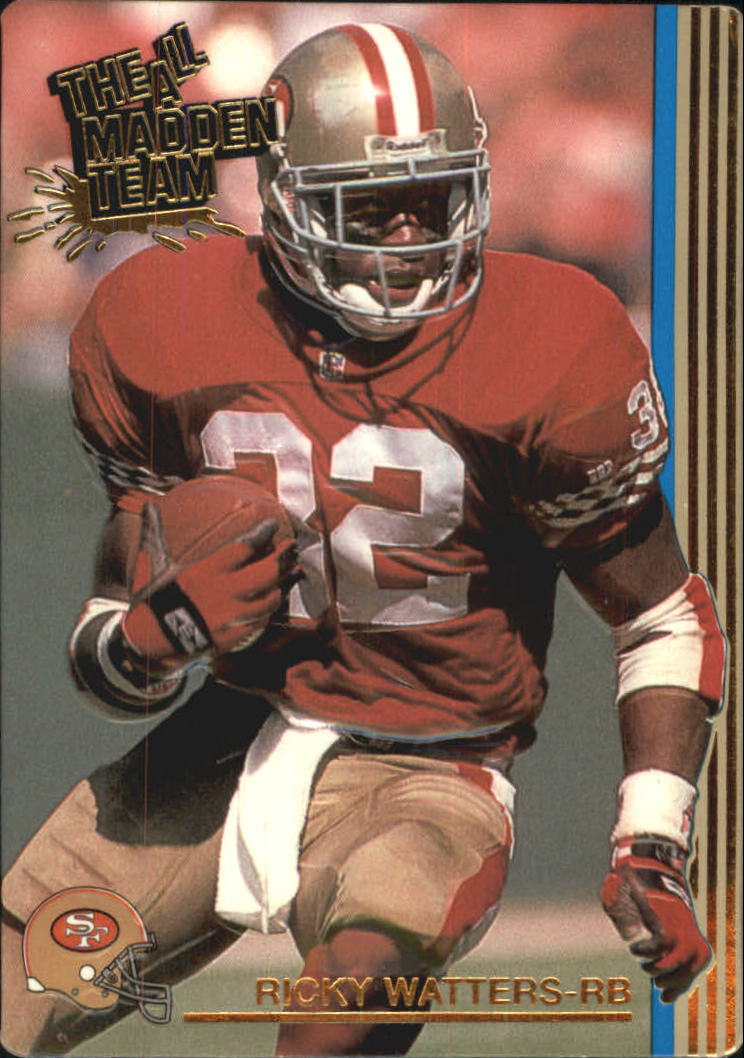 RICKY WATTERS SAN FRANCISCO 49ERS ACTION SIGNED 8x10