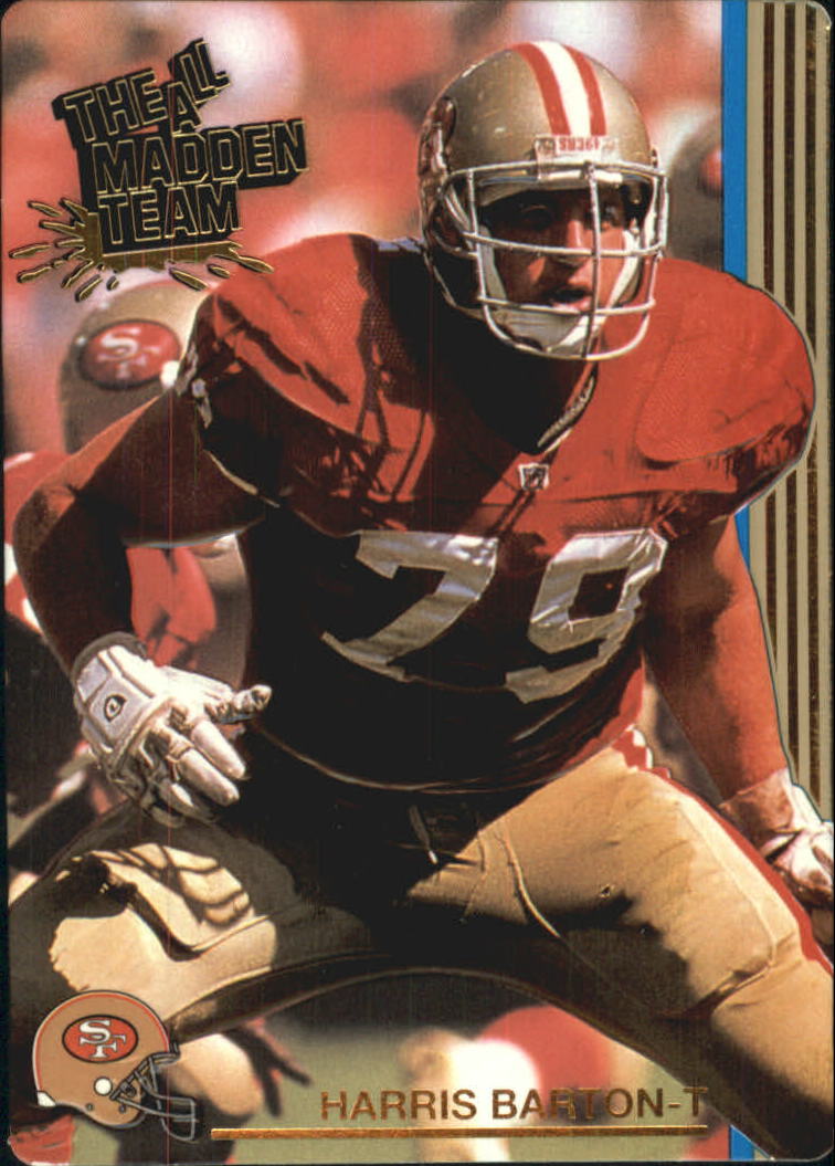 1992 Action Packed All-Madden #43 Harris Barton