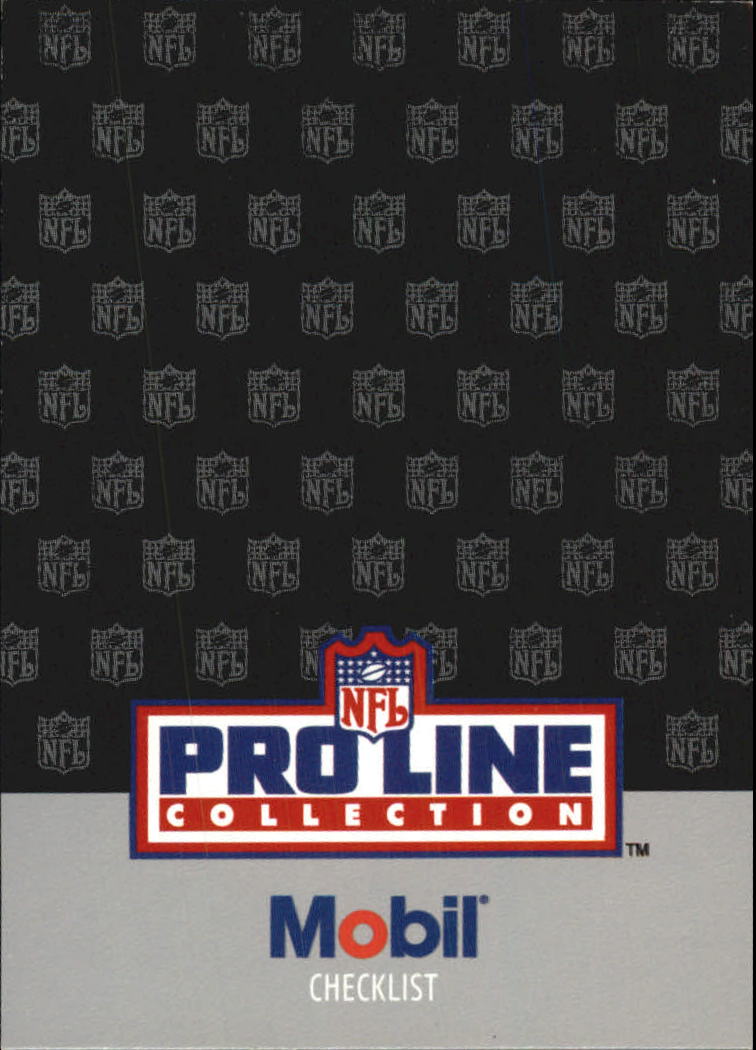 1992 Pro Line Mobil Football Cards - Picture 4 of 145