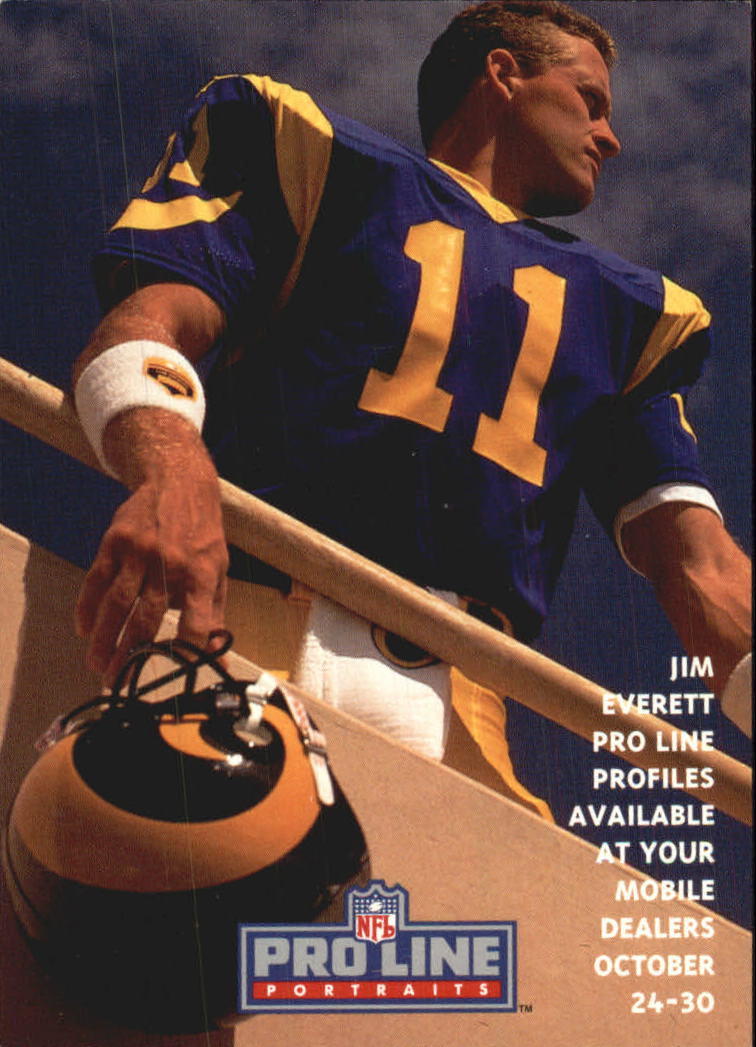 1992 Pro Line Mobil Football Cards - Picture 10 of 145