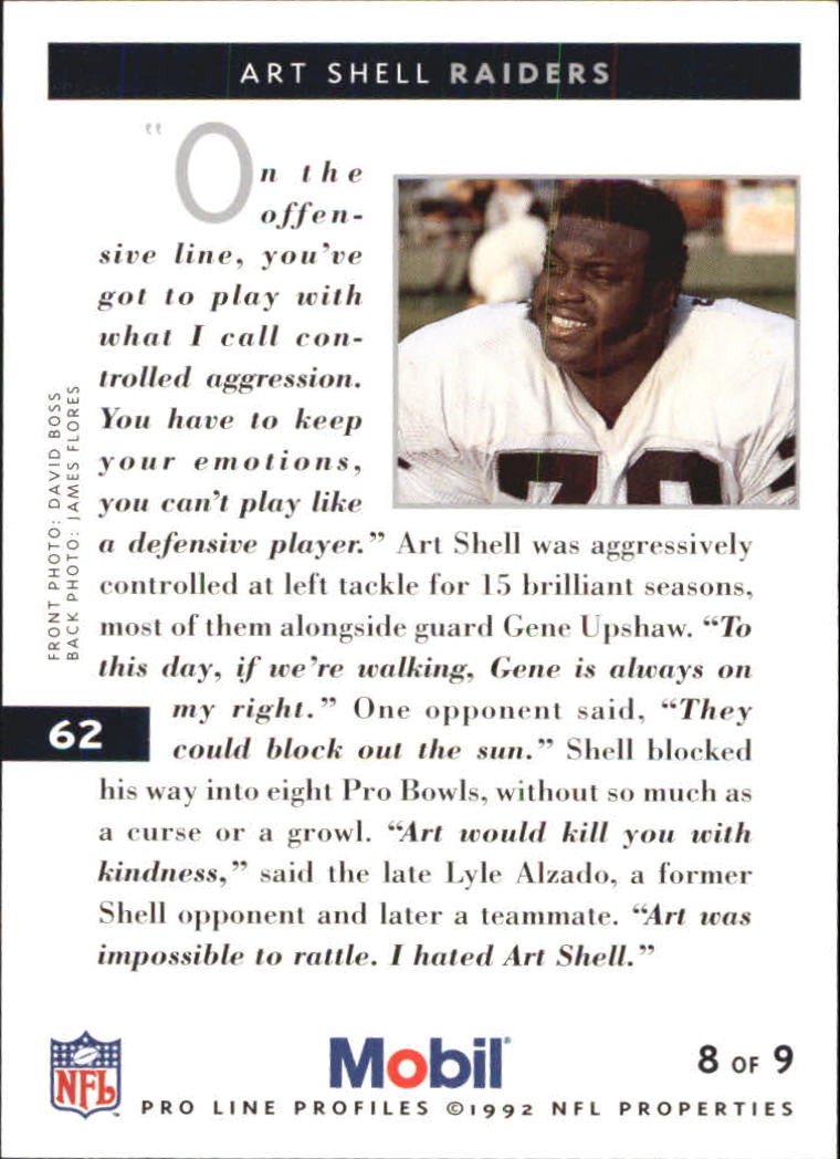 1992 Pro Line Mobil Football Cards - Picture 125 of 145
