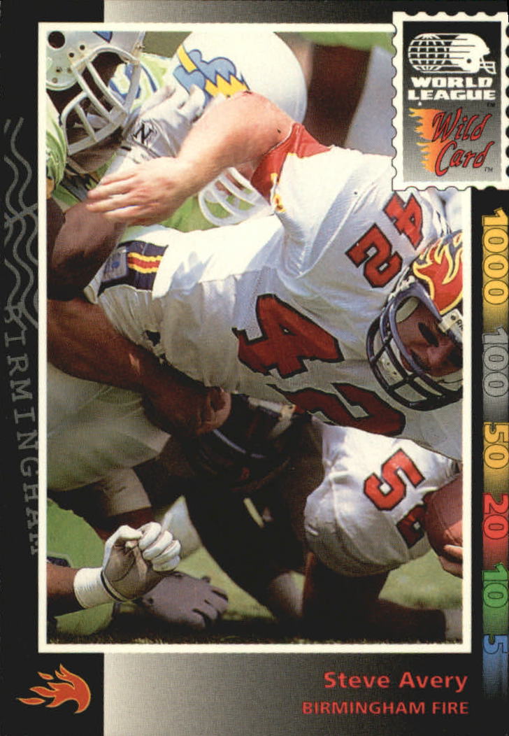 1992 Wild Card World League - Steve Avery #97 (RC) for sale online