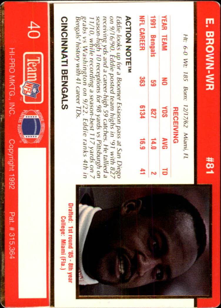 A0627- 1992 Action Packed Football Card #s 1-200 -You Pick- 15+ FREE US SHIP - Picture 81 of 391