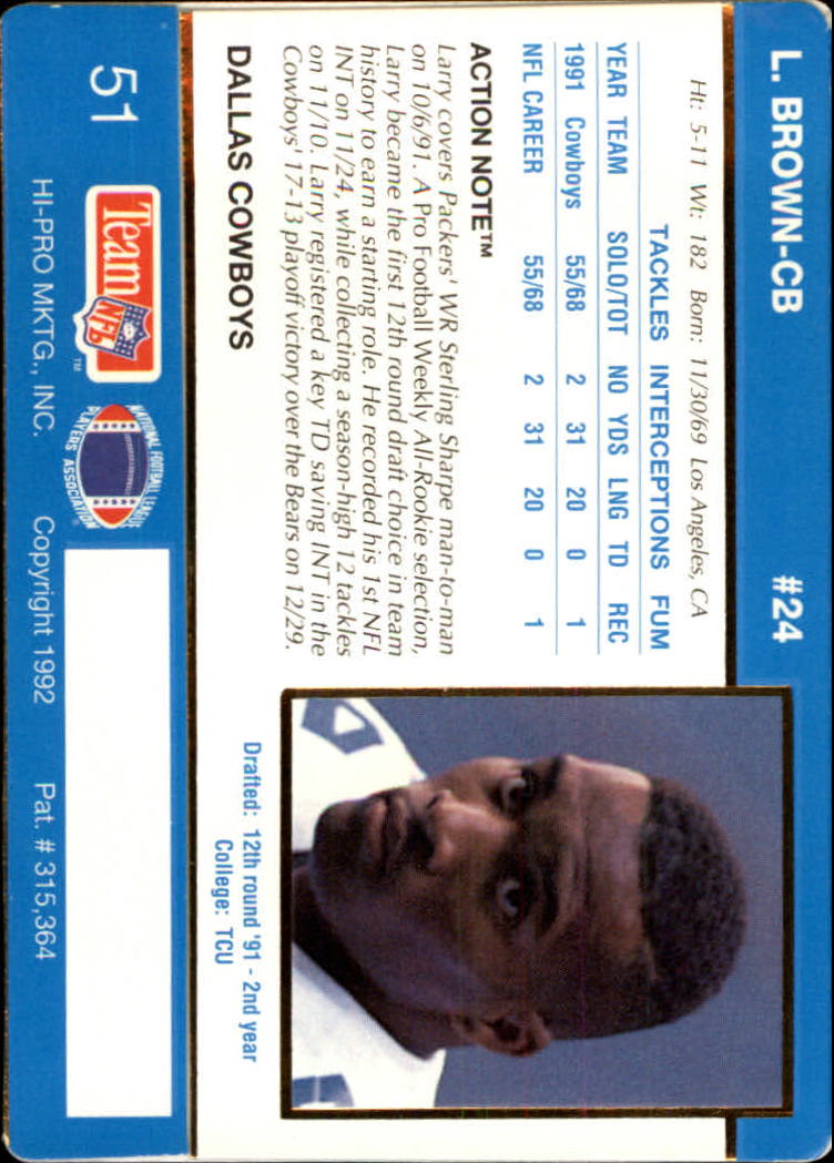 A0627- 1992 Action Packed Football Card #s 1-200 -You Pick- 15+ FREE US SHIP - Picture 103 of 391