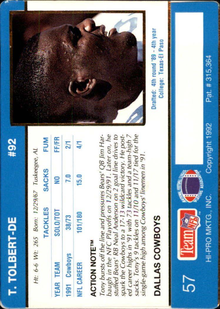 A0627- 1992 Action Packed Football Card #s 1-200 -You Pick- 15+ FREE US SHIP - Picture 113 of 391