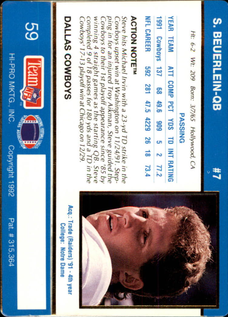 A0627- 1992 Action Packed Football Card #s 1-200 -You Pick- 15+ FREE US SHIP - Picture 117 of 391