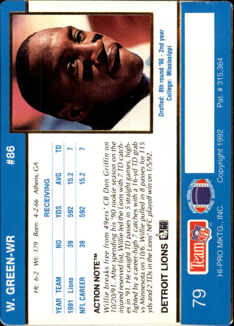 A0627- 1992 Action Packed Football Card #s 1-200 -You Pick- 15+ FREE US SHIP - Picture 155 of 391