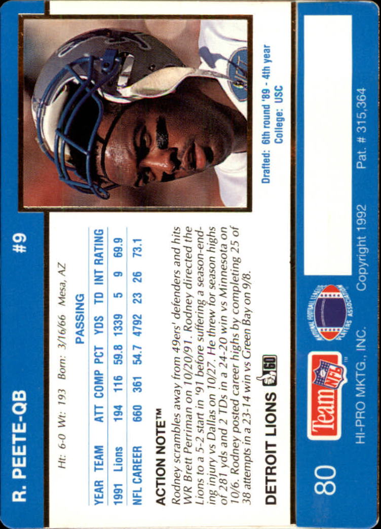 A0627- 1992 Action Packed Football Card #s 1-200 -You Pick- 15+ FREE US SHIP - Picture 157 of 391