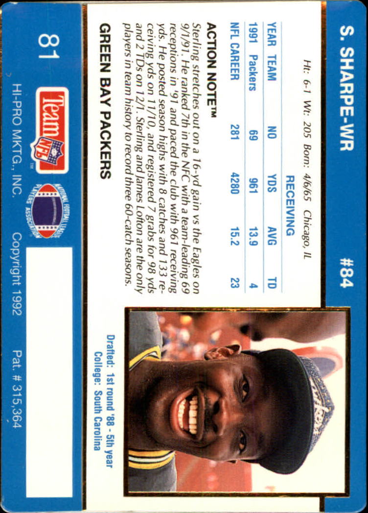 A0627- 1992 Action Packed Football Card #s 1-200 -You Pick- 15+ FREE US SHIP - Picture 159 of 391