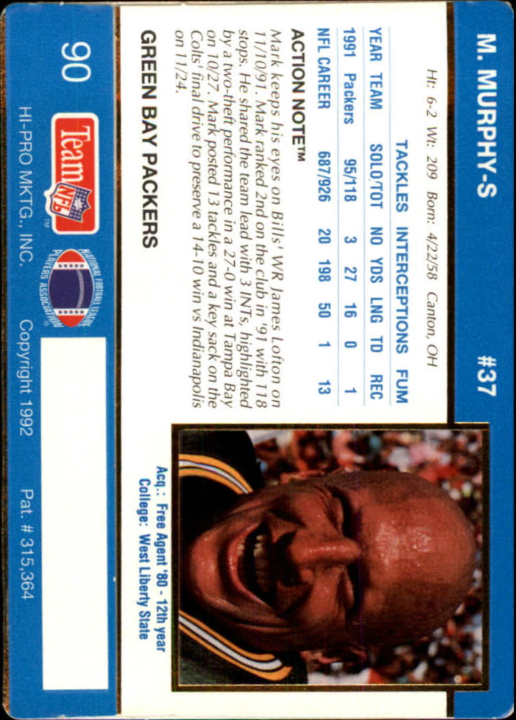 A0627- 1992 Action Packed Football Card #s 1-200 -You Pick- 15+ FREE US SHIP - Picture 177 of 391