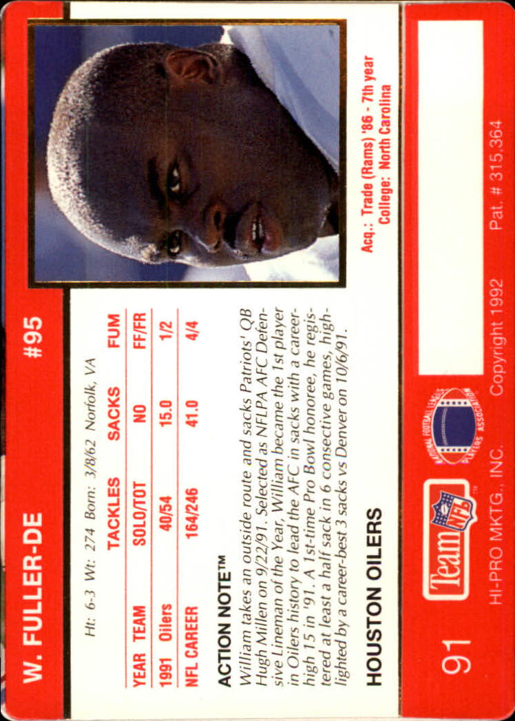 A0627- 1992 Action Packed Football Card #s 1-200 -You Pick- 15+ FREE US SHIP - Picture 179 of 391