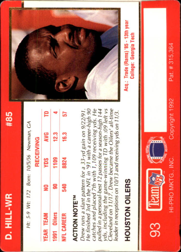 A0627- 1992 Action Packed Football Card #s 1-200 -You Pick- 15+ FREE US SHIP - Picture 183 of 391