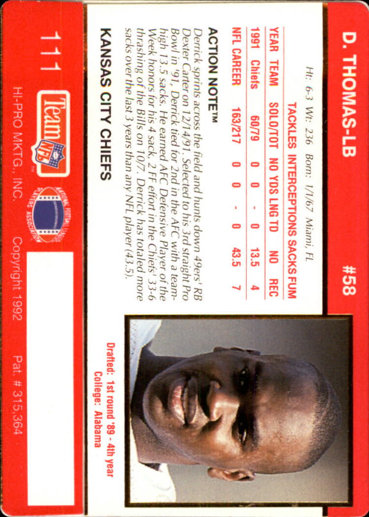 A0627- 1992 Action Packed Football Card #s 1-200 -You Pick- 15+ FREE US SHIP - Picture 219 of 391