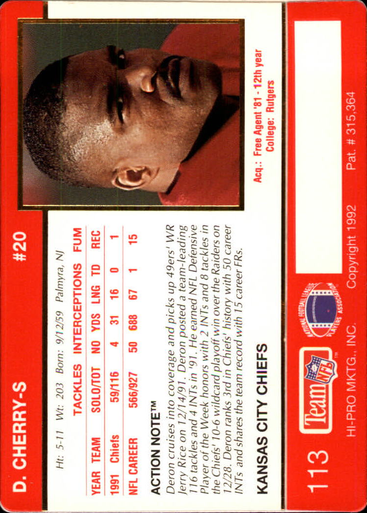 A0627- 1992 Action Packed Football Card #s 1-200 -You Pick- 15+ FREE US SHIP - Picture 223 of 391