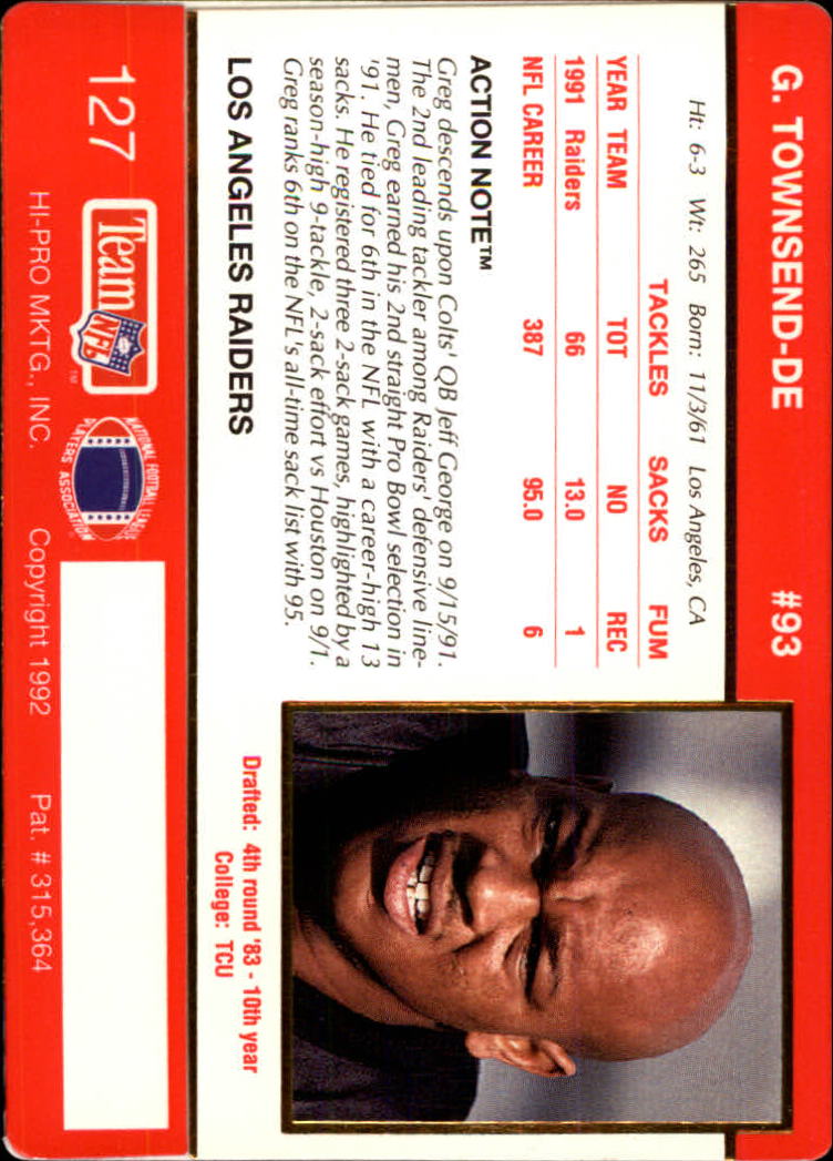 A0627- 1992 Action Packed Football Card #s 1-200 -You Pick- 15+ FREE US SHIP - Picture 251 of 391
