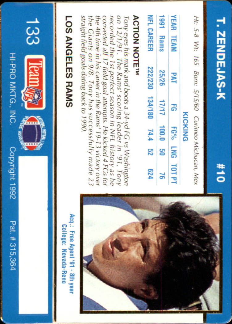 A0627- 1992 Action Packed Football Card #s 1-200 -You Pick- 15+ FREE US SHIP - Picture 263 of 391