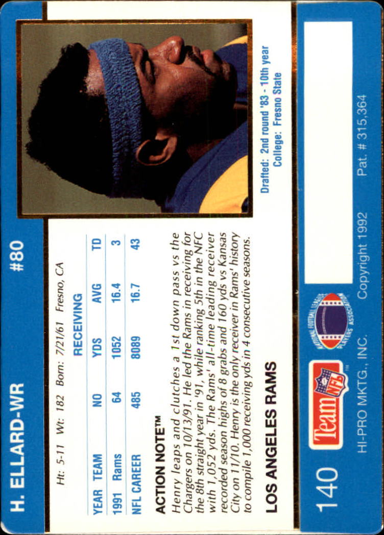 A0627- 1992 Action Packed Football Card #s 1-200 -You Pick- 15+ FREE US SHIP - Picture 275 of 391