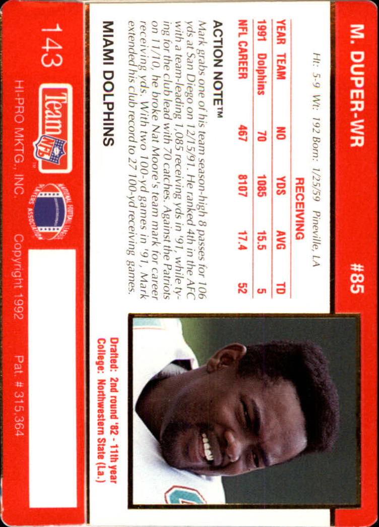A0627- 1992 Action Packed Football Card #s 1-200 -You Pick- 15+ FREE US SHIP - Picture 277 of 391