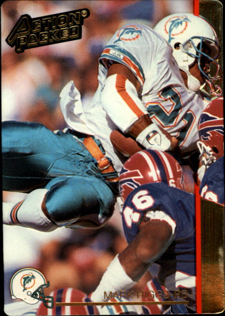 Mark Higgs autographed Football Card (Miami Dolphins) 1991 Pacific #608