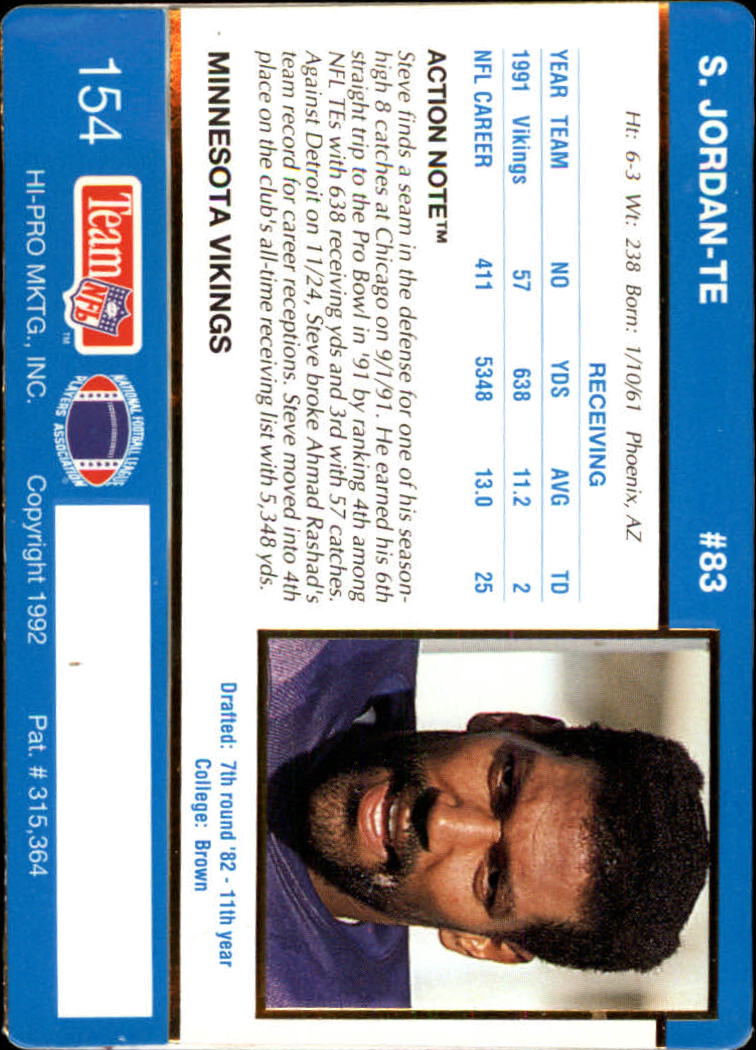 A0627- 1992 Action Packed Football Card #s 1-200 -You Pick- 15+ FREE US SHIP - Picture 299 of 391