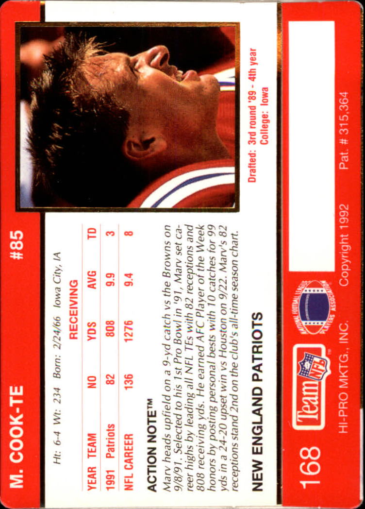 A0627- 1992 Action Packed Football Card #s 1-200 -You Pick- 15+ FREE US SHIP - Picture 327 of 391