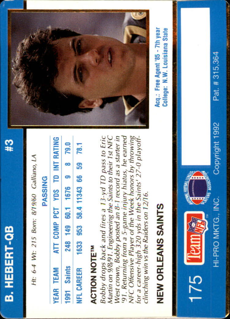A0627- 1992 Action Packed Football Card #s 1-200 -You Pick- 15+ FREE US SHIP - Picture 341 of 391