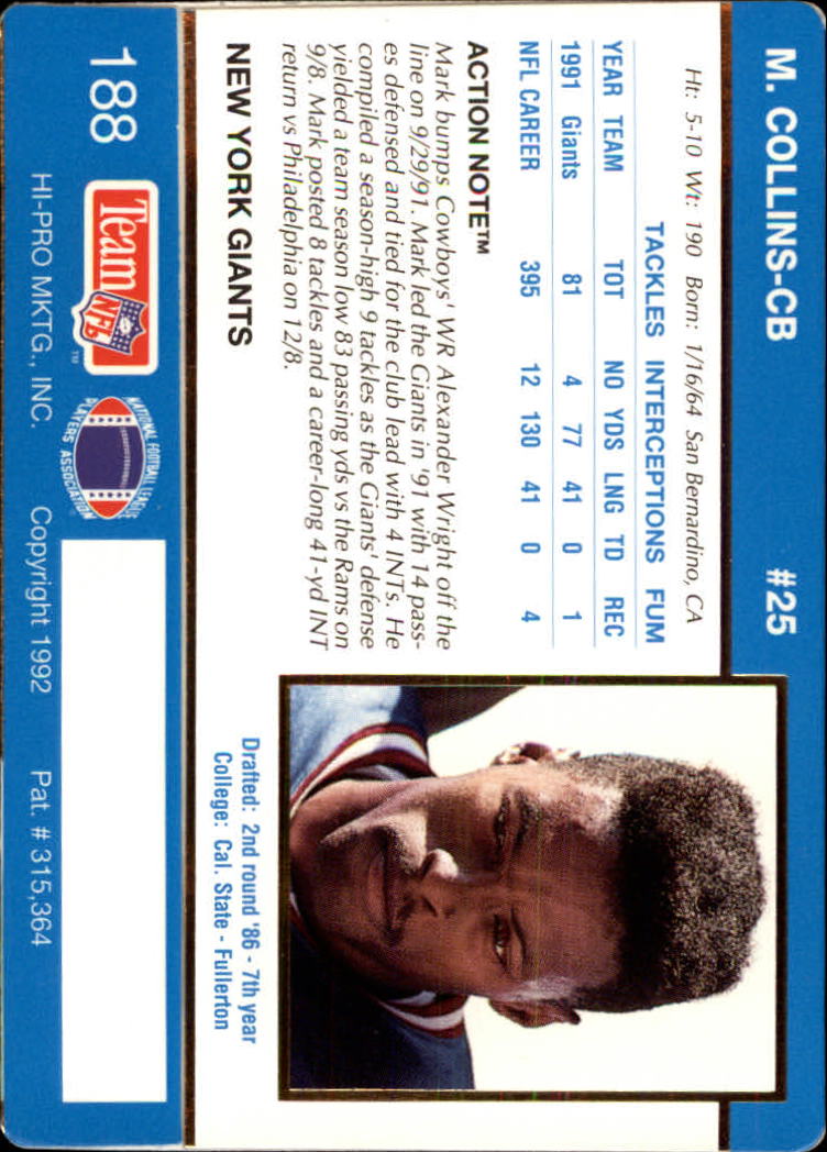 A0627- 1992 Action Packed Football Card #s 1-200 -You Pick- 15+ FREE US SHIP - Picture 367 of 391