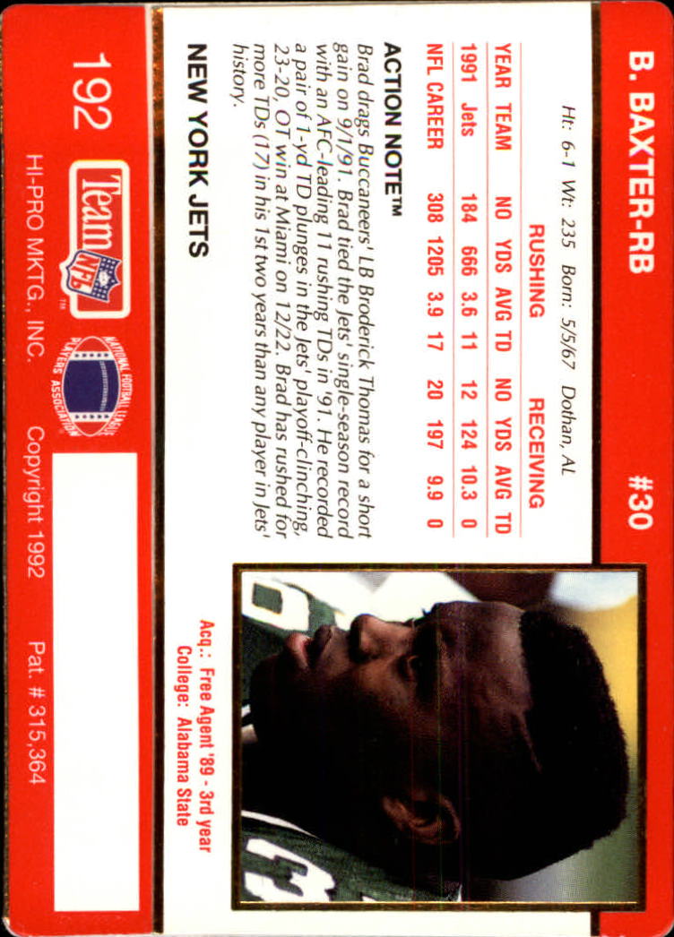 A0627- 1992 Action Packed Football Card #s 1-200 -You Pick- 15+ FREE US SHIP - Picture 375 of 391