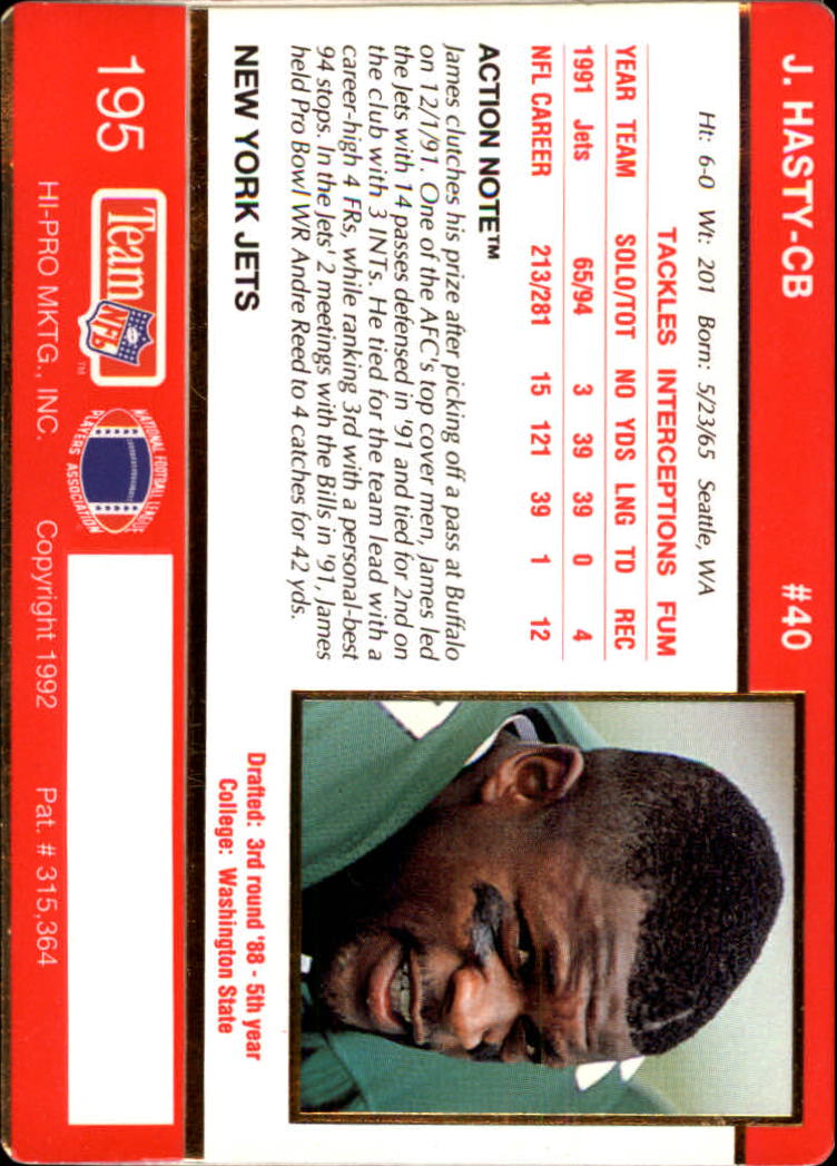 A0627- 1992 Action Packed Football Card #s 1-200 -You Pick- 15+ FREE US SHIP - Picture 381 of 391