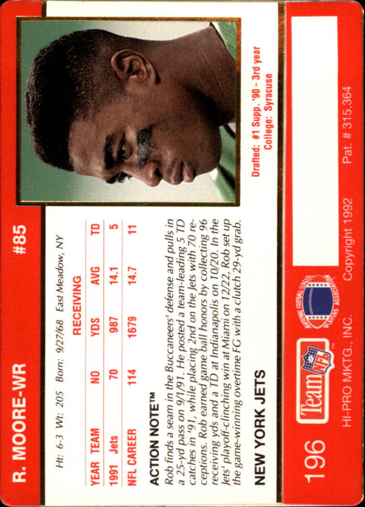 A0627- 1992 Action Packed Football Card #s 1-200 -You Pick- 15+ FREE US SHIP - Picture 383 of 391
