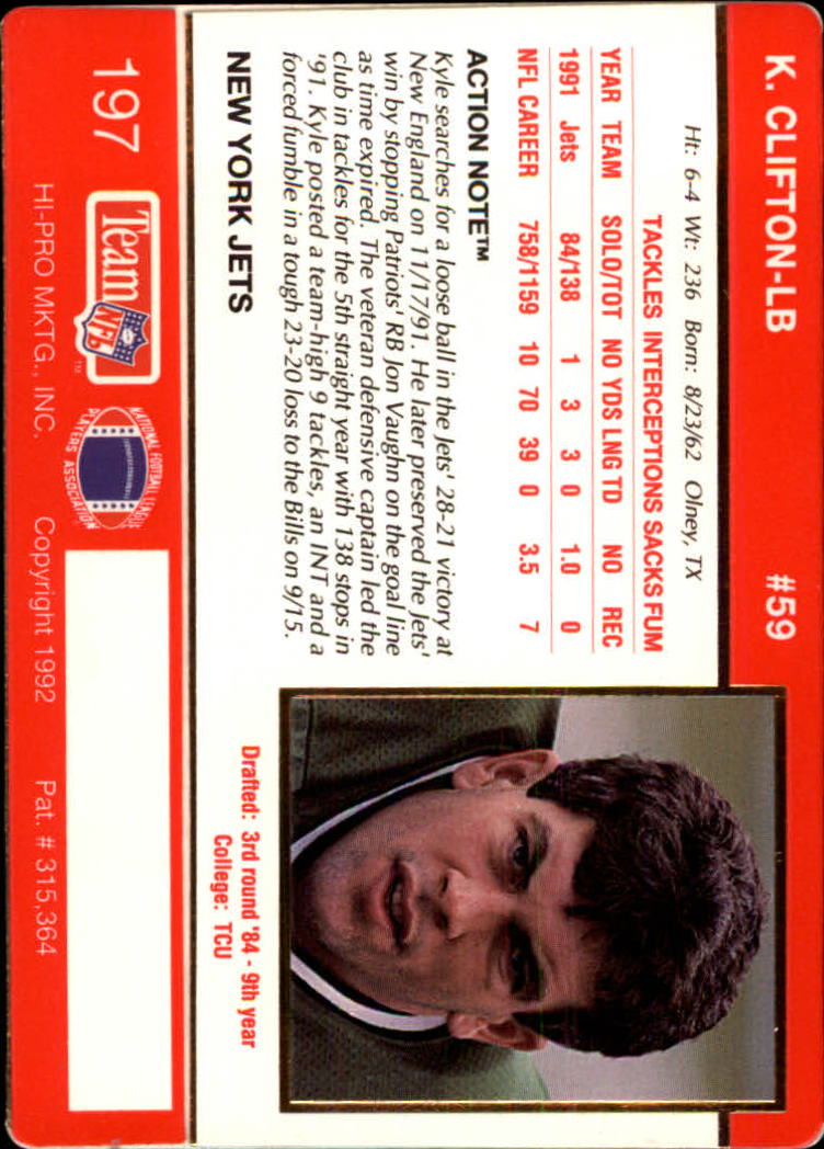 A0627- 1992 Action Packed Football Card #s 1-200 -You Pick- 15+ FREE US SHIP - Picture 385 of 391