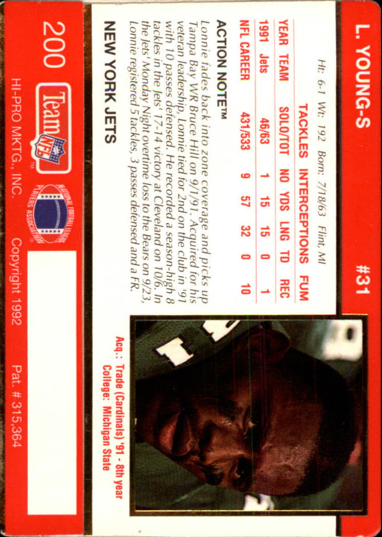 A0627- 1992 Action Packed Football Card #s 1-200 -You Pick- 15+ FREE US SHIP - Picture 391 of 391