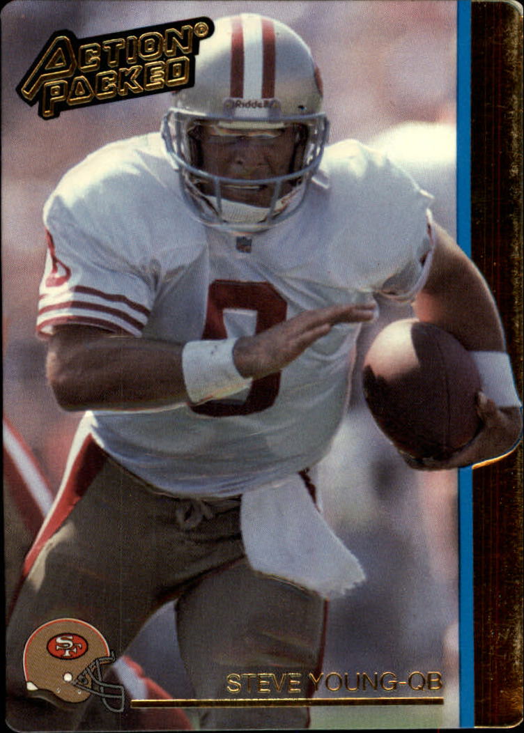 Steve Young football card (San Francisco 49ers Hall of Fame) 1992 Pro Set  #5 Passing Leader at 's Sports Collectibles Store