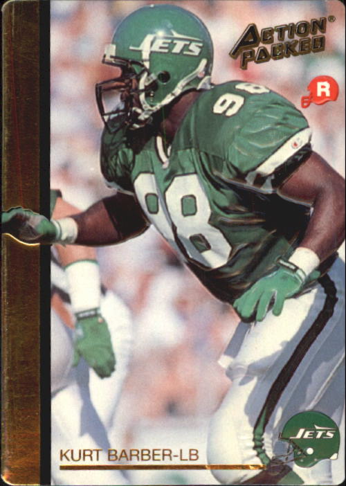 1992 Action Packed Rookie Update #50 Kurt Barber RC