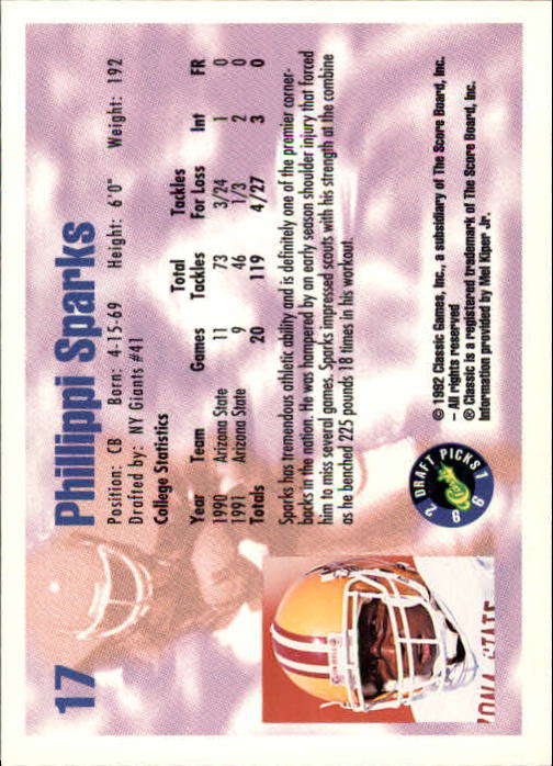 1992 Classic Draft Picks Football "Main Set" Base Cards - Picture 35 of 201